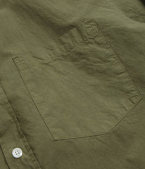 Norse Projects Osvald Cotton Tencel Shirt - Sitka Green