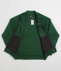 Pasteelo Zip Up Trainer Sweatshirt - Forest