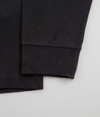 Patagonia 95 Oval Logo Pocket Long Sleeve T-Shirt - Ink Black