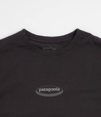 Patagonia 95 Oval Logo T-Shirt - Ink Black