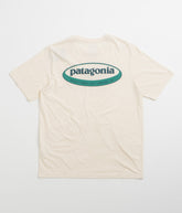 Patagonia 95 Oval Logo T-Shirt - Undyed Natural