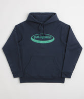 Patagonia 95 Oval Logo Uprisal Hoodie - New Navy