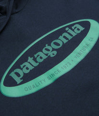 Patagonia 95 Oval Logo Uprisal Hoodie - New Navy