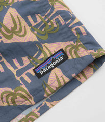 Patagonia Baggies 5" Shorts - Jaguar Geo: Dolomite Blue