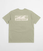 Patagonia Boardshort Logo Pocket Responsibili-Tee T-Shirt - Gumtree Green