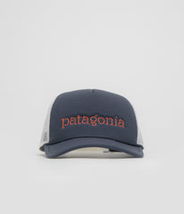 Patagonia Broadcaster Cap - Strata Text: Smolder Blue