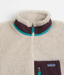 Patagonia Classic Retro-X Jacket - Natural / Obsidian Plum