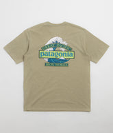 Patagonia Great Waves Responsibili-Tee T-Shirt - Gumtree Green