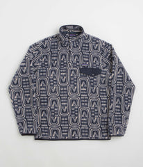 Patagonia Lightweight Synchilla Snap-T Fleece - Flow: Sunken Blue