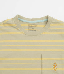 Patagonia MW Water People Mark Pocket T-Shirt - Steep Face: Weathered Stone