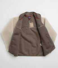 Patagonia Natural Blend Retro Cardigan - Dark Natural / Marlow Brown