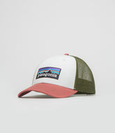 Patagonia P-6 Logo LoPro Trucker Cap - Birch White
