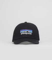 Patagonia P-6 Logo LoPro Trucker Cap - Black