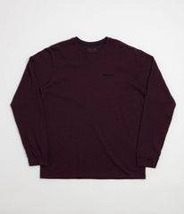 Patagonia P-6 Logo Responsibili-Tee Long Sleeve T-Shirt - Berry Fig