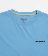 Patagonia P-6 Logo T-Shirt - Shore Blue