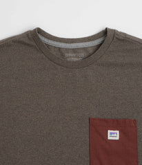Patagonia Shop Sticker Pocket Responsibili-Tee T-Shirt - Marlow Brown