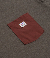 Patagonia Shop Sticker Pocket Responsibili-Tee T-Shirt - Marlow Brown