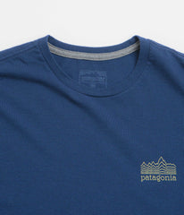Patagonia Strataspire Responsibili-Tee T-Shirt - Clement Blue