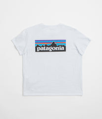 Patagonia Womens P-6 Logo Responsibili-Tee T-Shirt - White