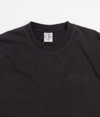 Polar Contrast Stroke Logo T-Shirt - Silver Black / Black