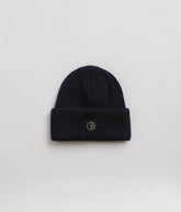 Polar Double Fold Merino Beanie - Navy