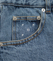 Pop Trading Company DRS Denim Shorts - Stone Washed