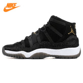 NIKE AIR JORDAN 11 PRM AJ11 Women's Basketball Shoes, Black, Shock Absorption Non-slip Balance Abrasion Resistance 852625 030