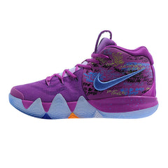 Nike Kyrie 4 Irving 4th Generation Confetti Men's Basketball Shoes,Purple, Shock Absorption Wear Resistant Wraparound AJ1691 900