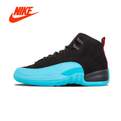Original New Arrival Authentic NIKE Air Jordan 12 Retro (GS) "Gamma" Womens Basketball Shoes Sneakers Sport Outdoor