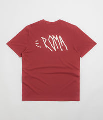 Roma Screaming Logo T-Shirt - Red / Cream