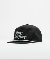 Roma Shop Cap - Black / White
