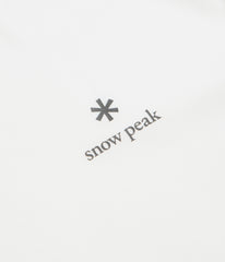 Snow Peak NSD Logo Long Sleeve T-Shirt - Off White