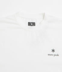Snow Peak NSD Logo T-Shirt - Off White