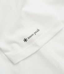 Snow Peak NSD Pocket T-Shirt - Off White