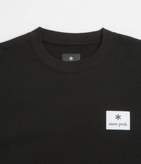 Snow Peak NSD Square Logo T-Shirt - Black
