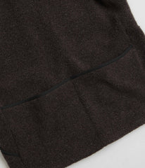 Snow Peak Recycled Wool Boa Sweatshirt - Dark Brown