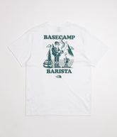 The North Face Basecamp Barista Relaxed T-Shirt - TNF White / Pacific Teal
