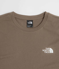 The North Face Simple Dome T-Shirt - Mocha Brown