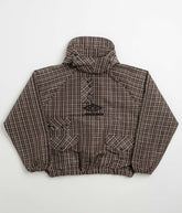 Umbro Check Smock Anorak - Beige / Dark Brown