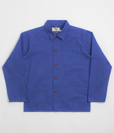 Uskees 3001 Buttoned Overshirt - Ultra Blue