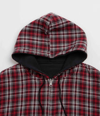 Yardsale Reversible Flannel Hoodie - Red / Black