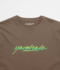 Yardsale Script Sludge T-Shirt - Tan
