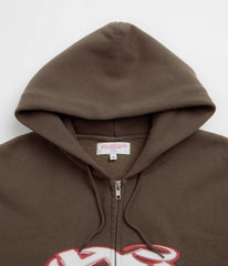 Yardsale Spray Hoodie - Brown