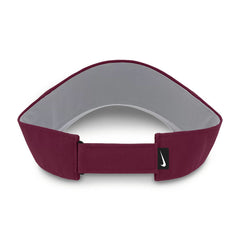 Nike Men's Seminole Logo/Florida State Dri-fit Adjustable Ace Visor - Garnet