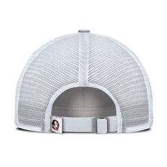 Nike Men's Noles Adjustable Club Campus Trucker Hat - White