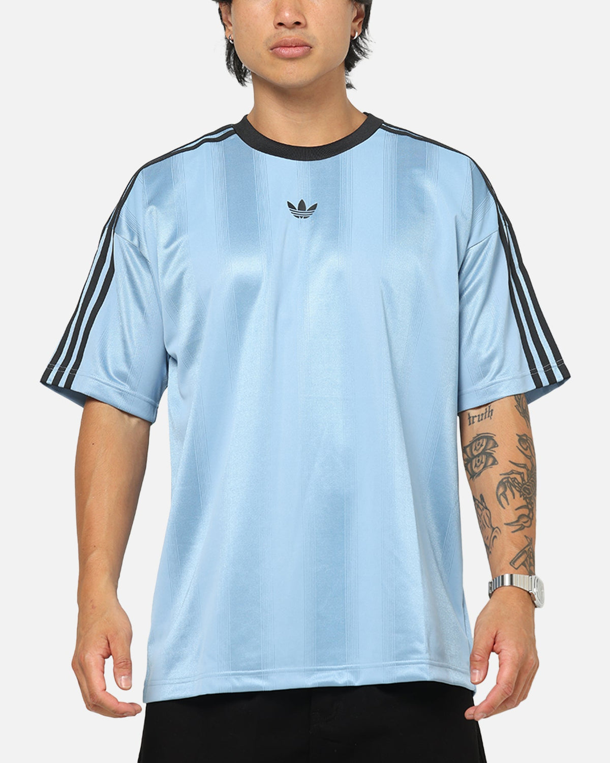 Adidas Jacquard Jersey Ash Blue