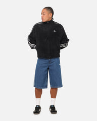 Adidas Faux Mohair Classic Track Top Black/Off White