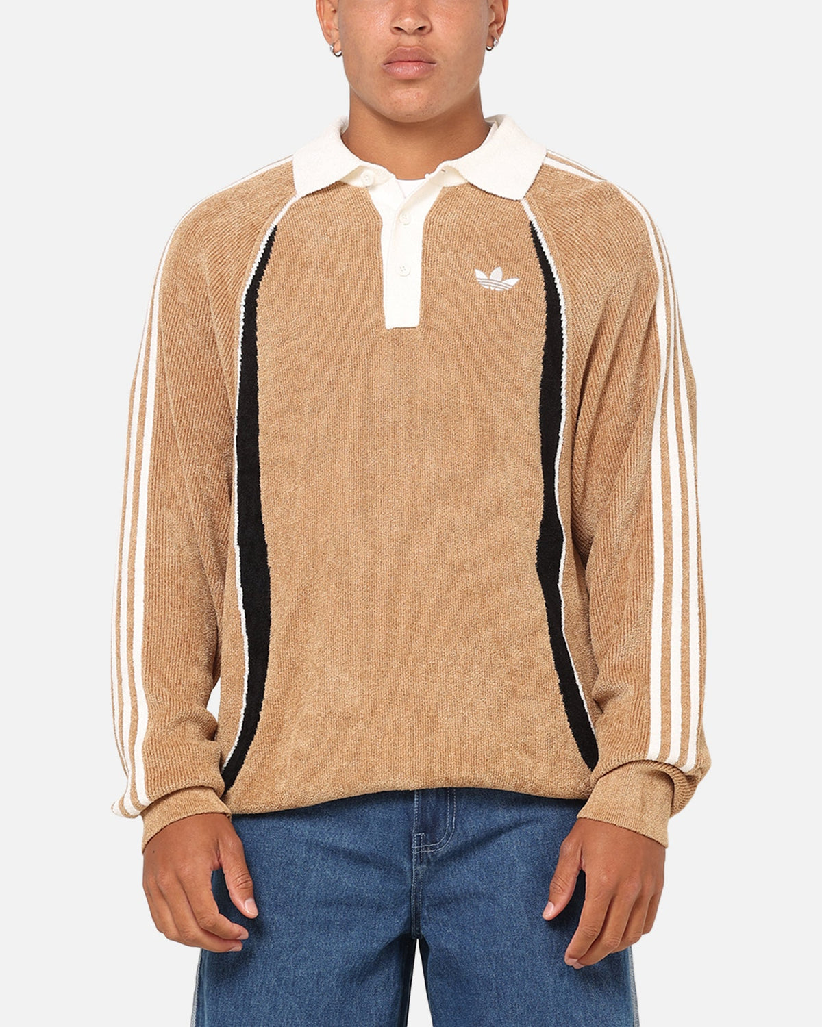 Adidas Retro Remix Teamgeist Long Sleeve Polo Cardboard