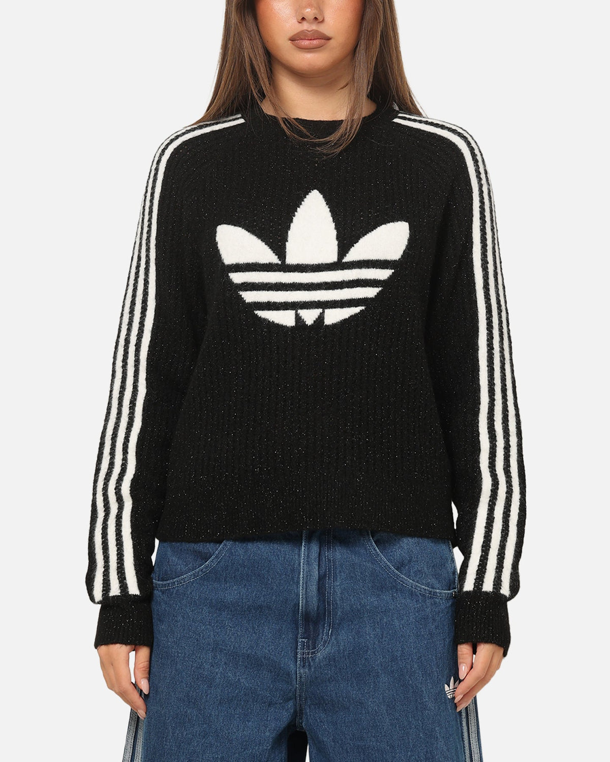Adidas Women's Originals Knit Crewneck Black