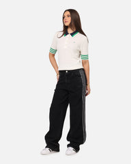 Adidas Women's Denim 3-Stripes Track Pants True Black Denim
